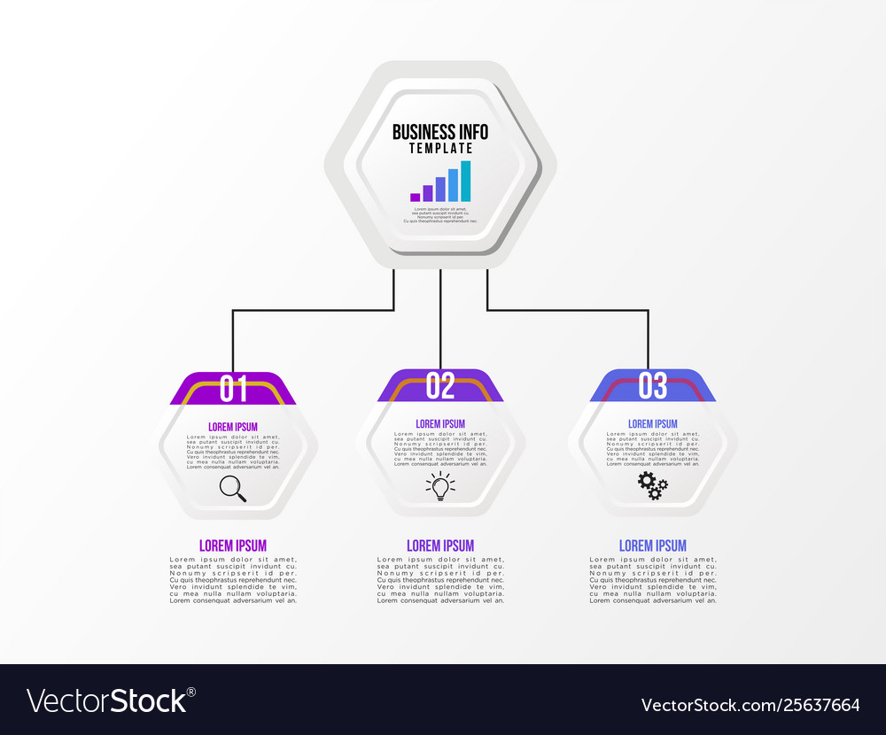 Infographic design template with options steps