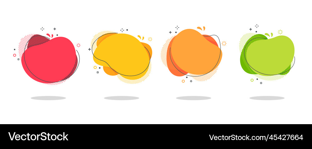 Liquid text box quote speech bubble flowing Vector Image