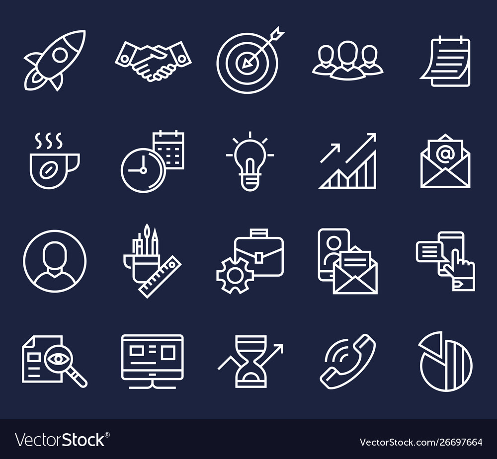 Project startup planning communication teamwork Vector Image