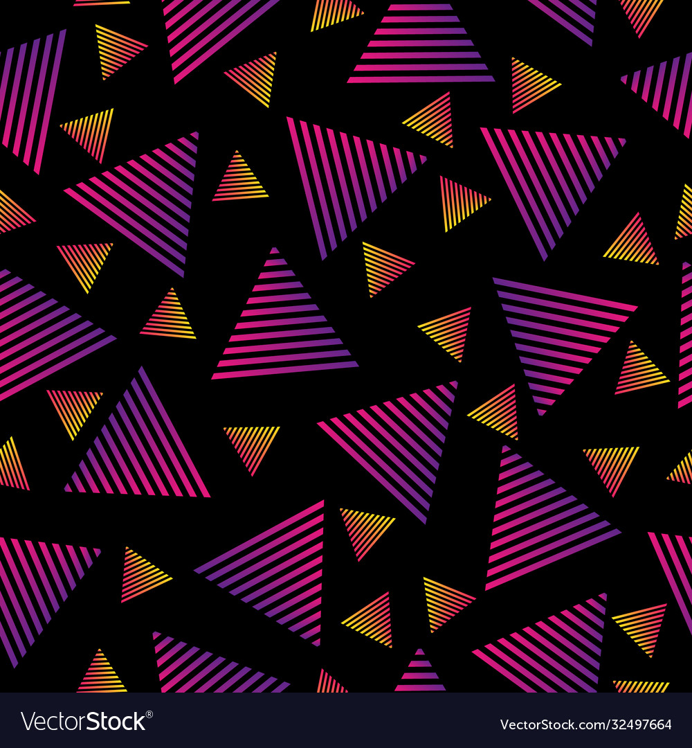Seamless abstract pattern gradient triangles vector image Seamless abstract pattern gradient triangles