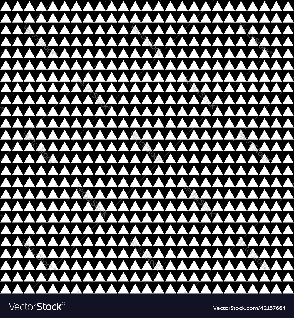 Triangle basic shape mosaic repeatable pattern vector image Triangle basic shape mosaic repeatable pattern