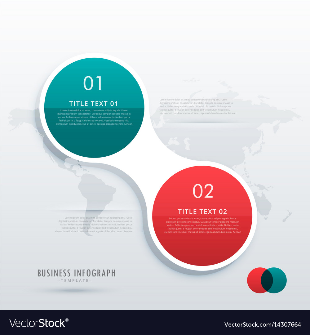 Two Step Workflow Infographic Template