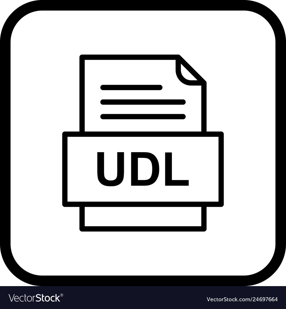 Udl file document icon