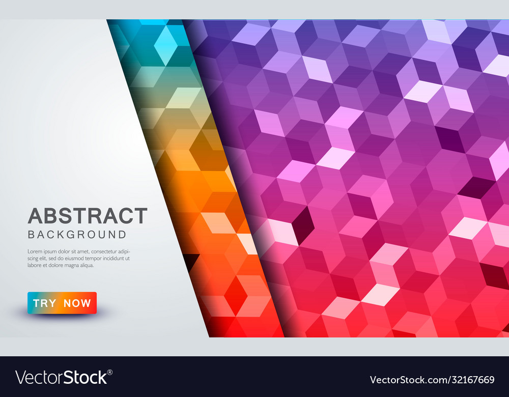 Abstract colored background with overlap layer vector image Abstract colored background with overlap layer