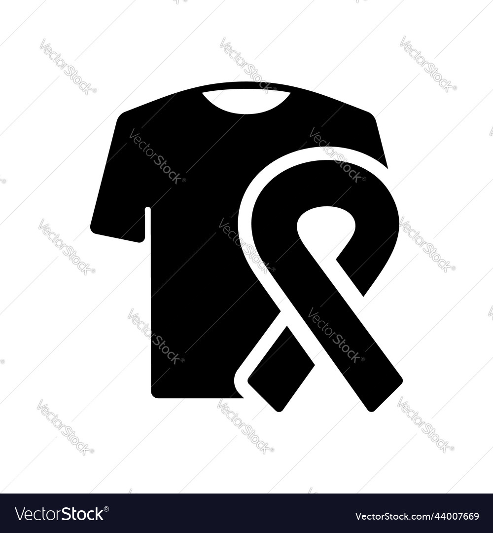 Clothing help for patients cancer aids hiv Vector Image