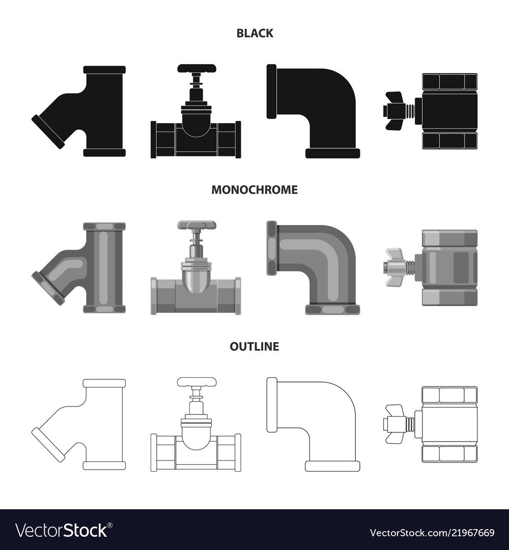 Isolated object of pipe and tube symbol