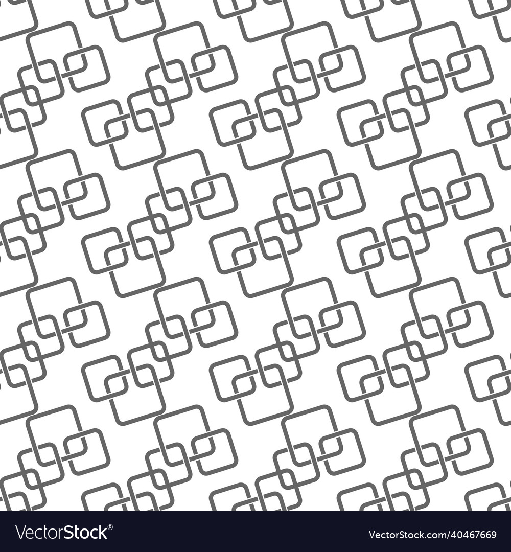 Seamless pattern of intertwining colored squares