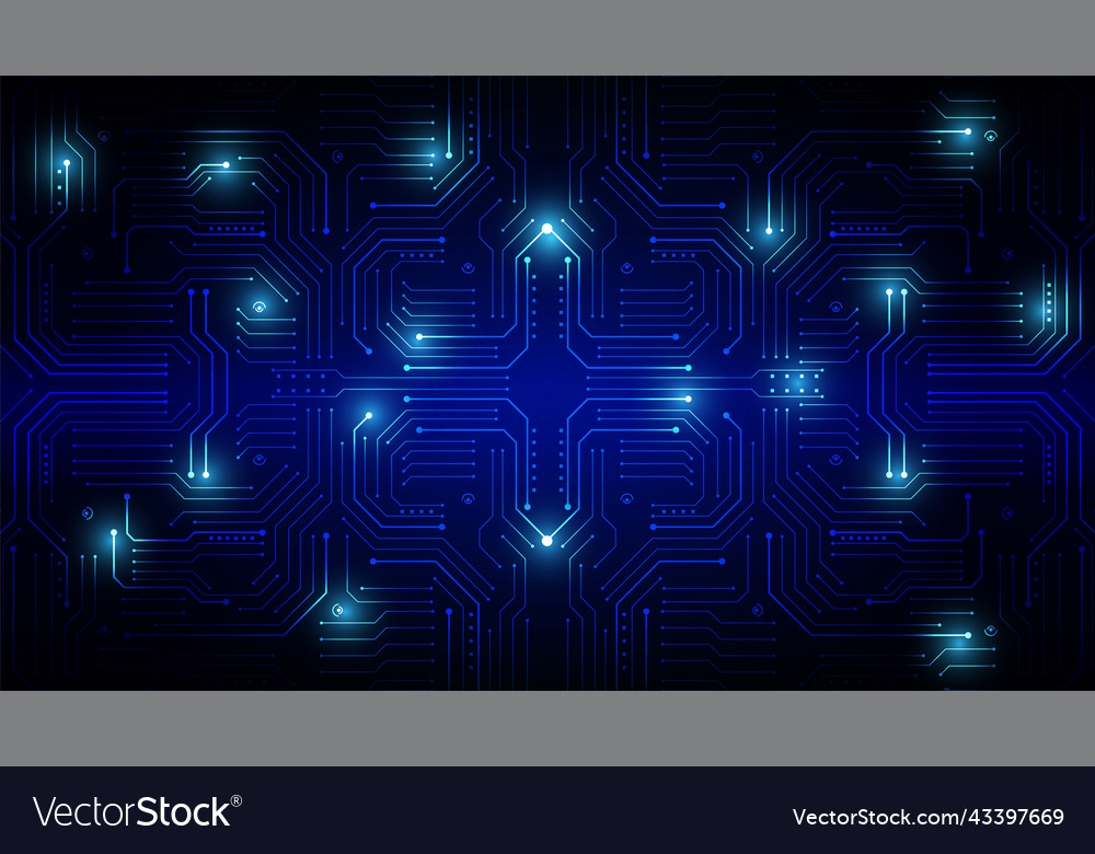 Technology background with hi-tech digital data Vector Image Technology background with hi-tech digital data