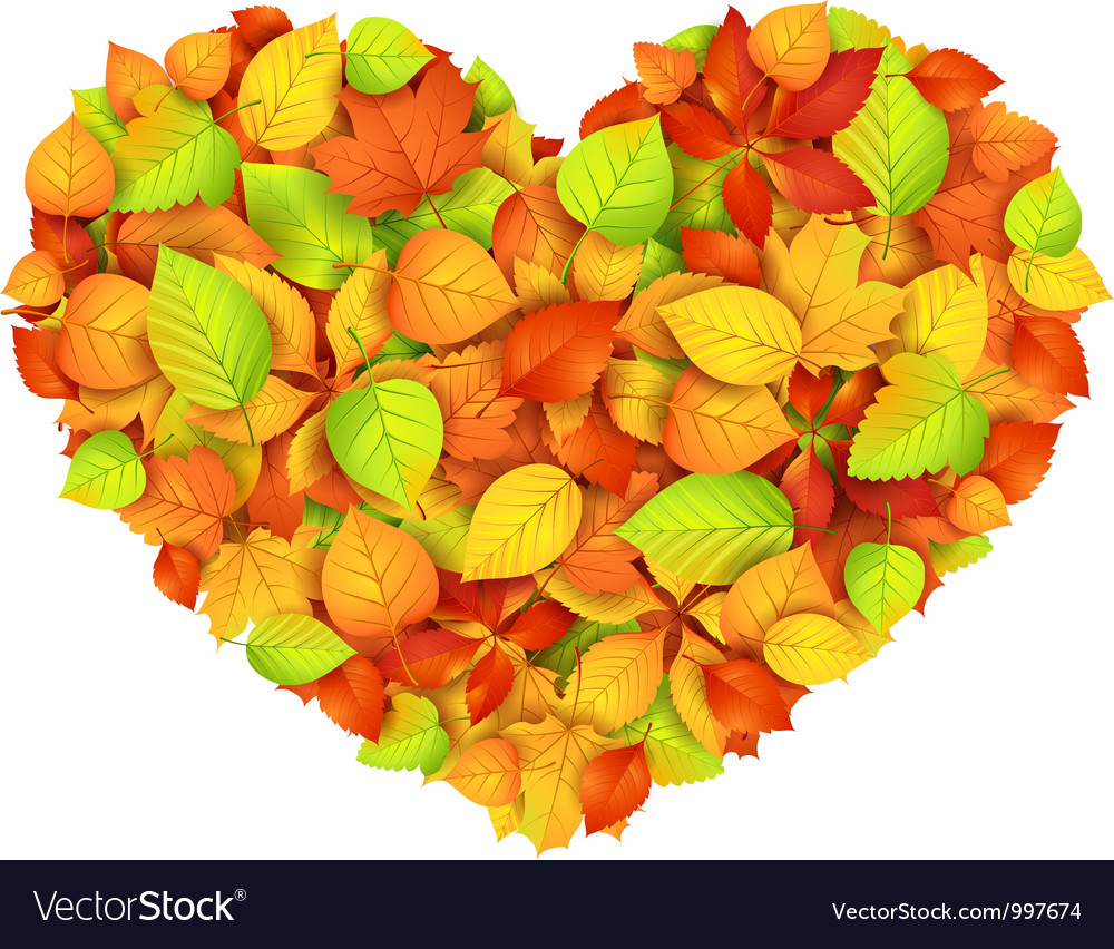 Big autumn heart