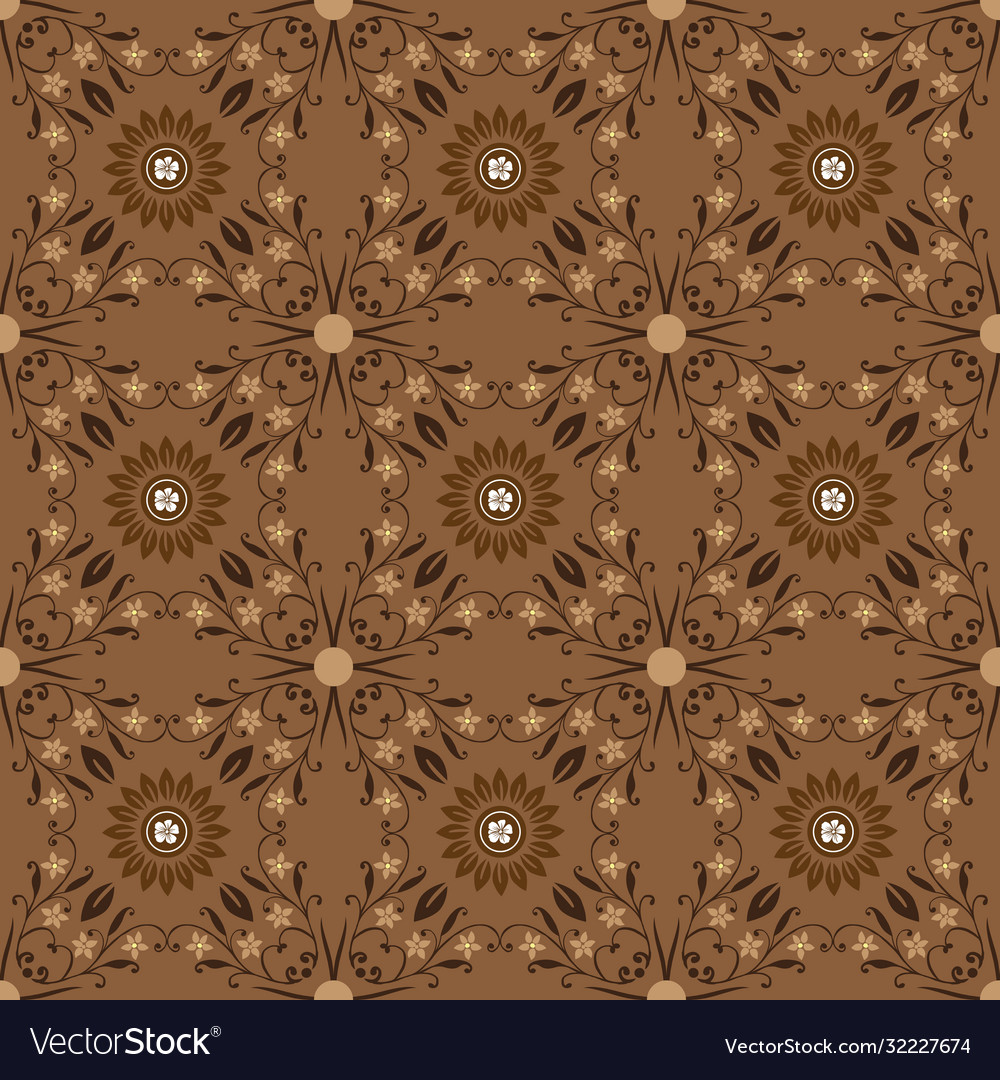 Central java batik elegant pattern design