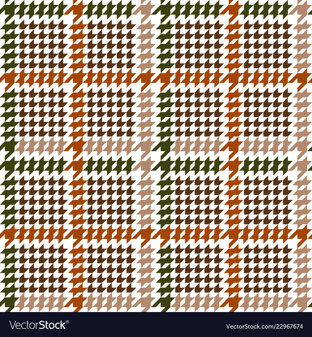 Check fashion seamless pattern with hounds tooth