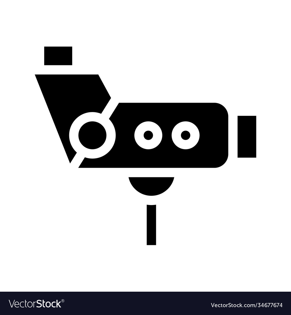 Colposcope tool glyph icon