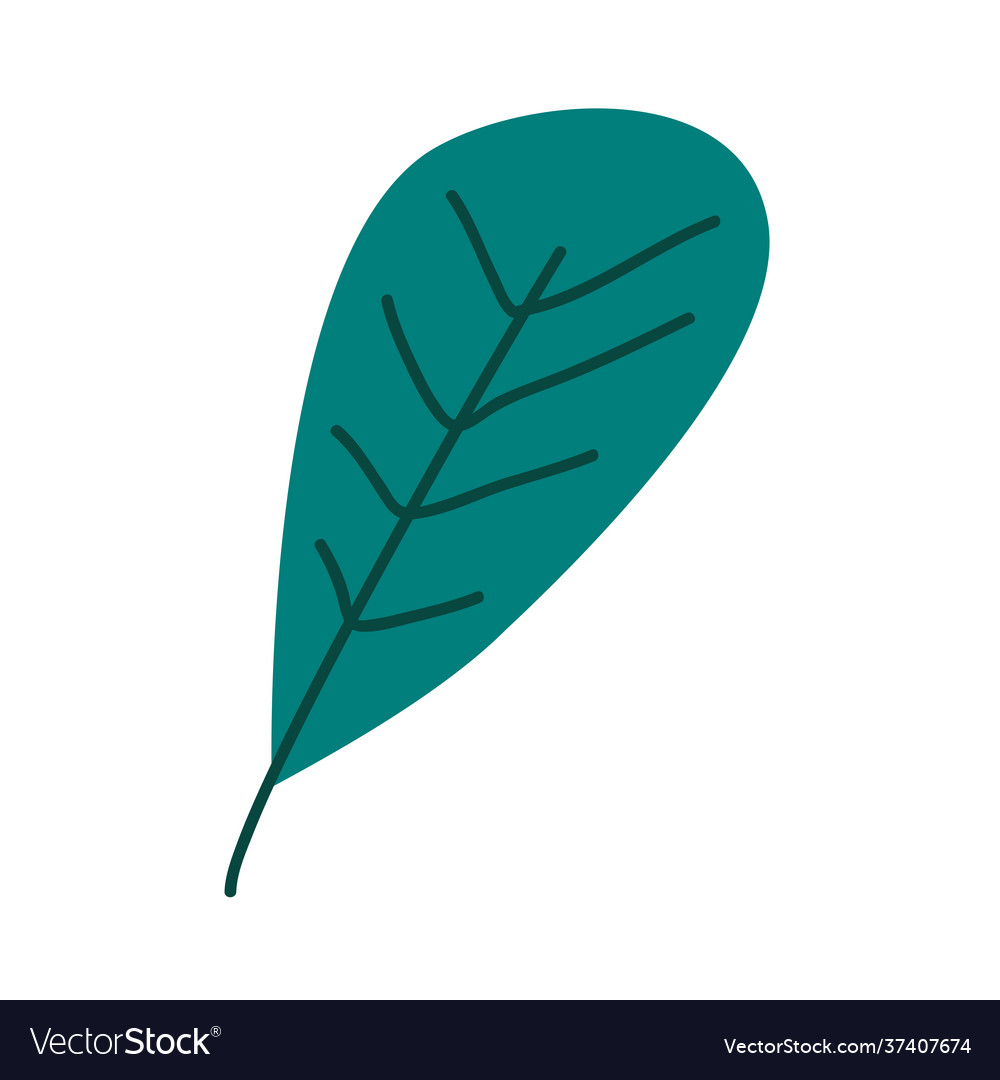 Green leaf icon Royalty Free Vector Image - VectorStock