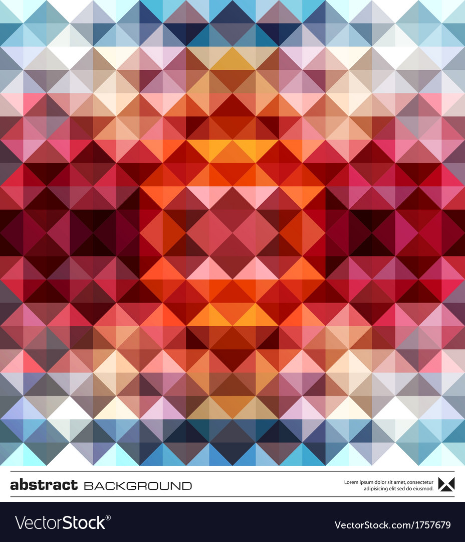 Abstract colorful triangles background