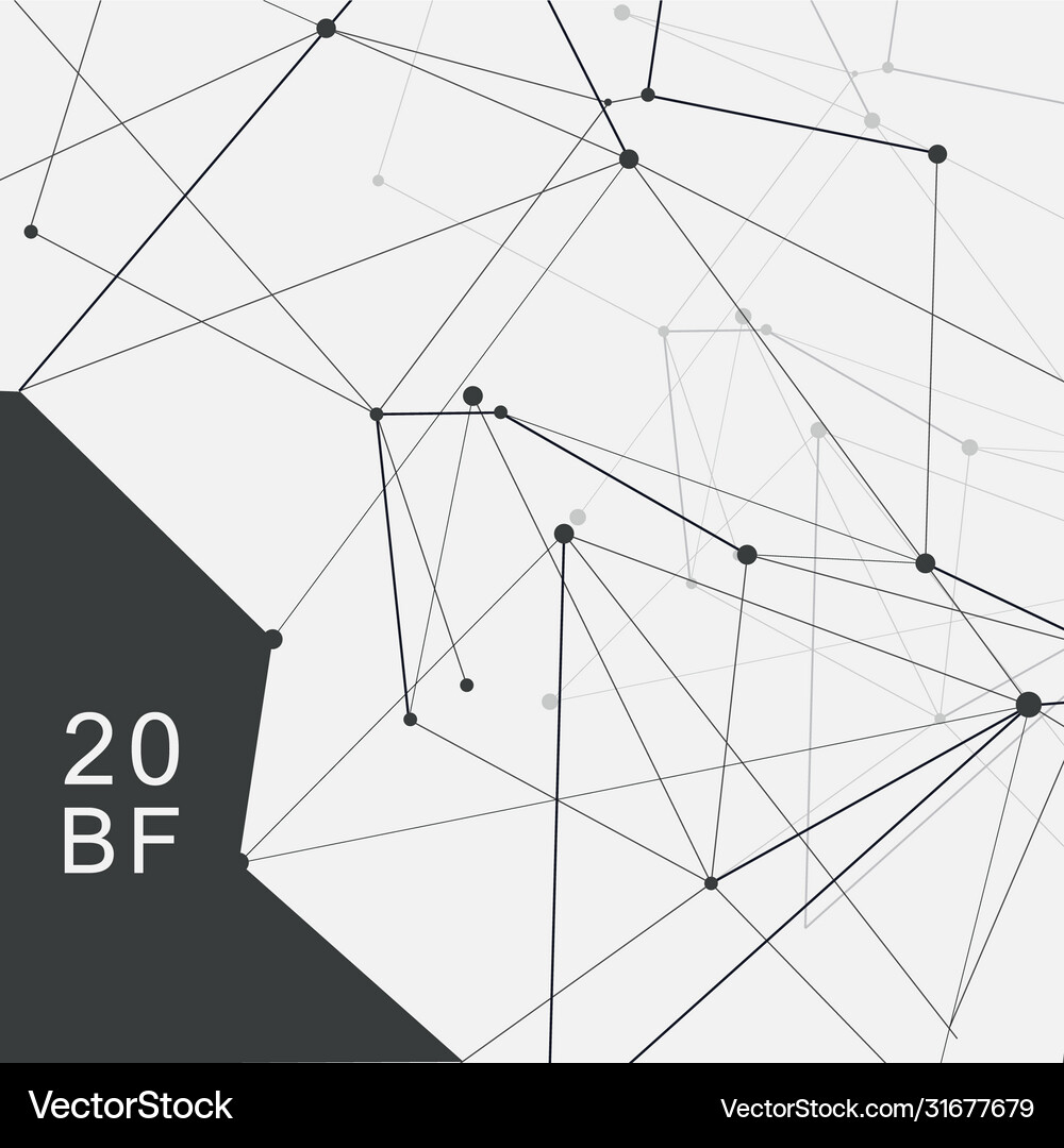 Abstract molecules technology connected Royalty Free Vector