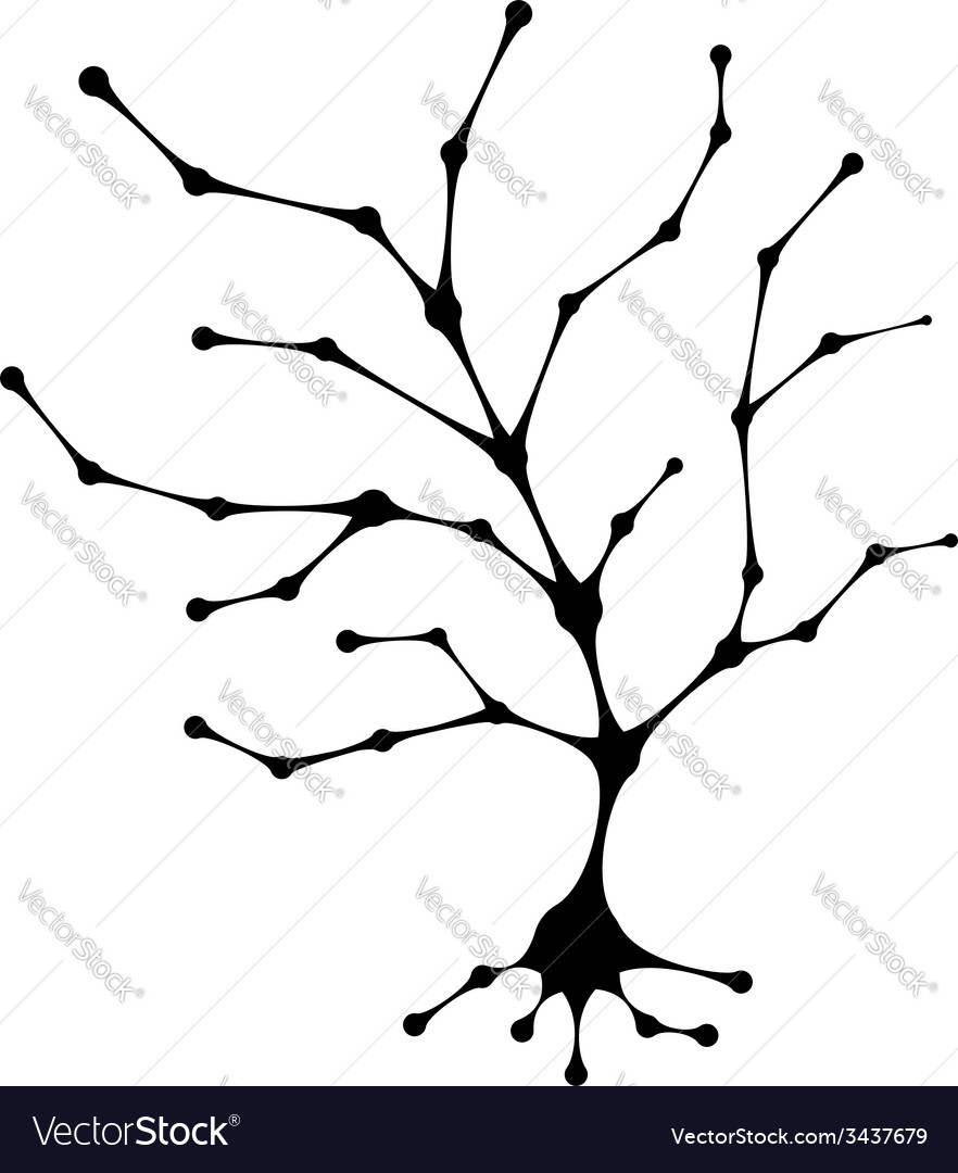 Abstract tree trunk for your design