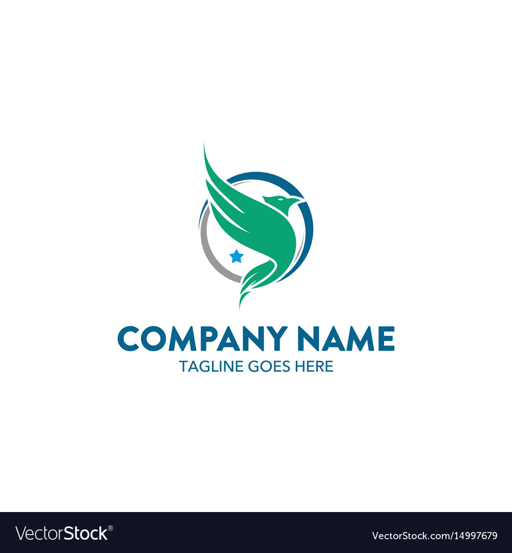 Aviation and marine logo template Royalty Free Vector Image