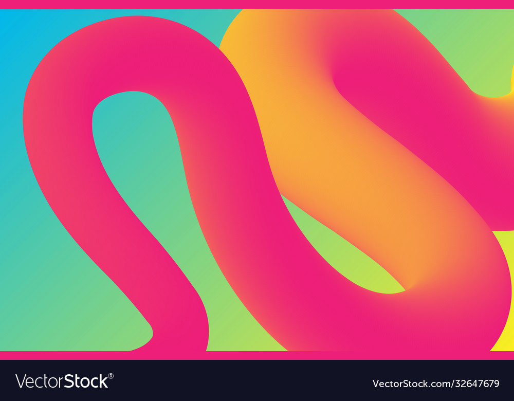 Background design with colorful fluid shape