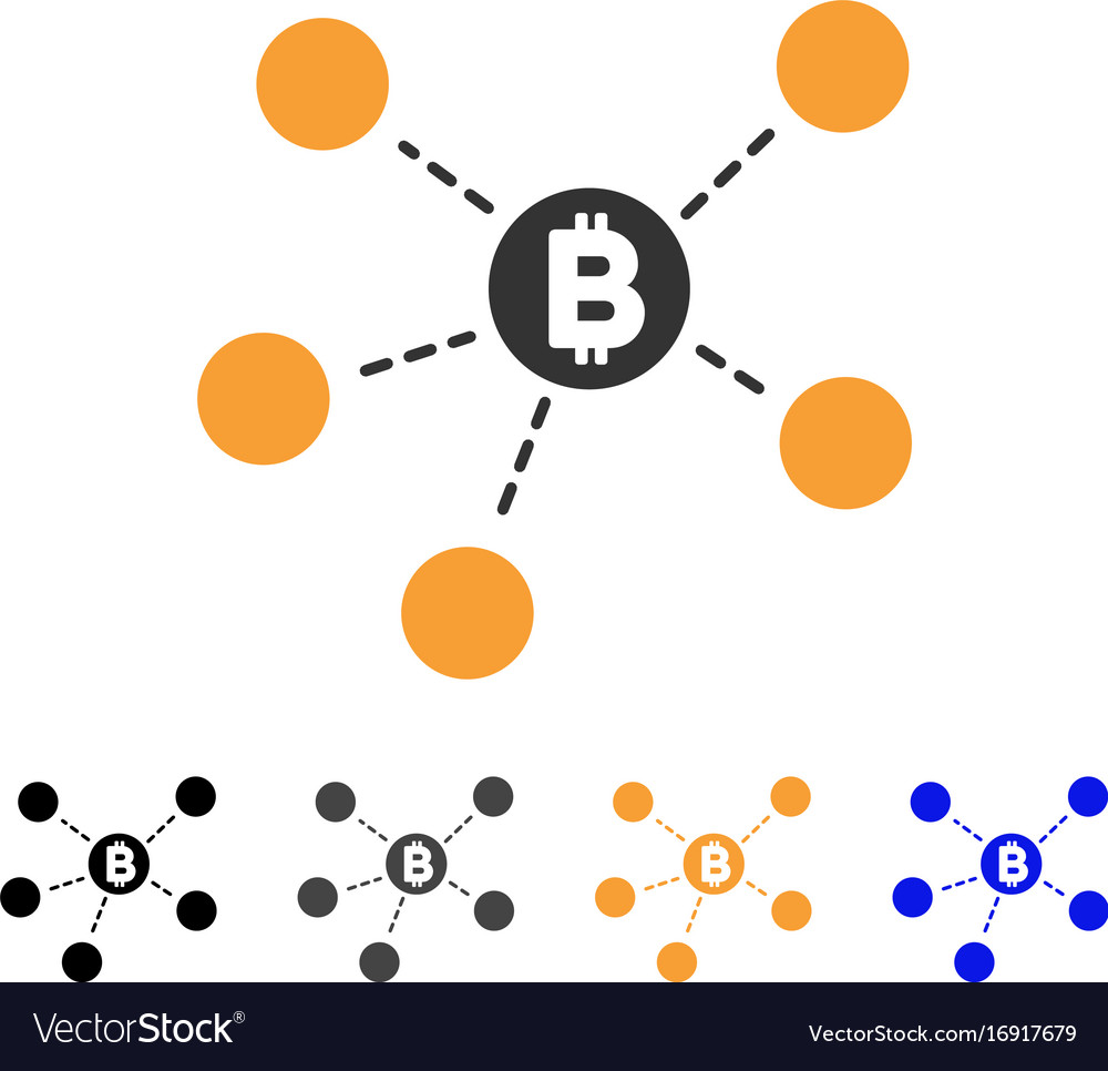 Bitcoin net structure icon