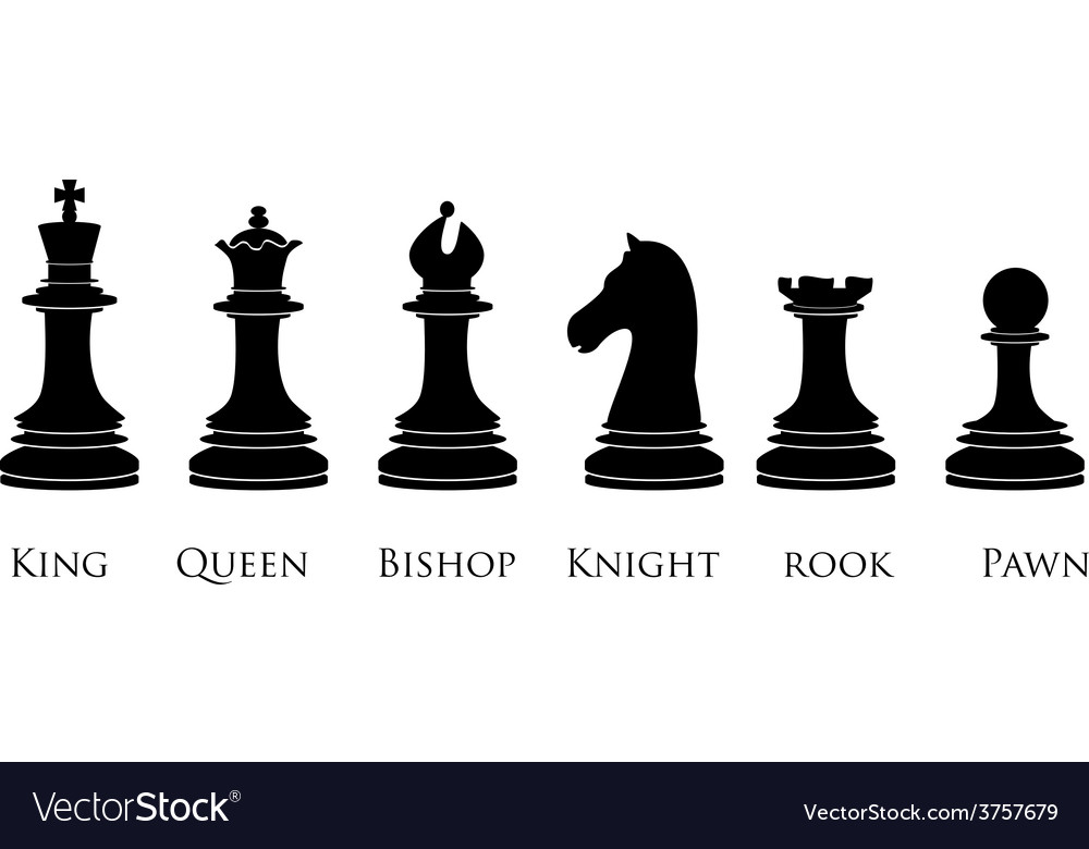 Chess pieces names and values