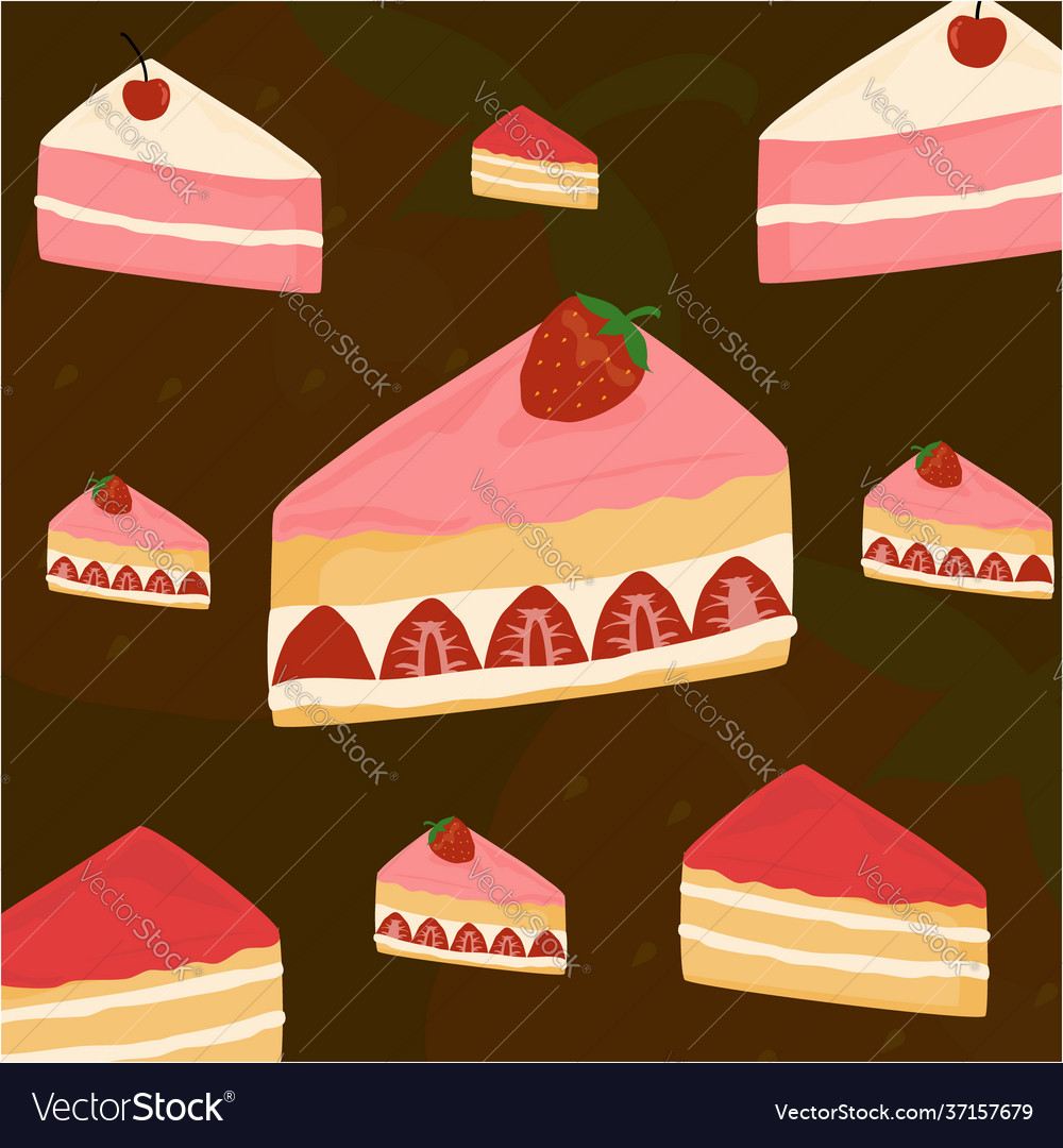 Cake pattern background