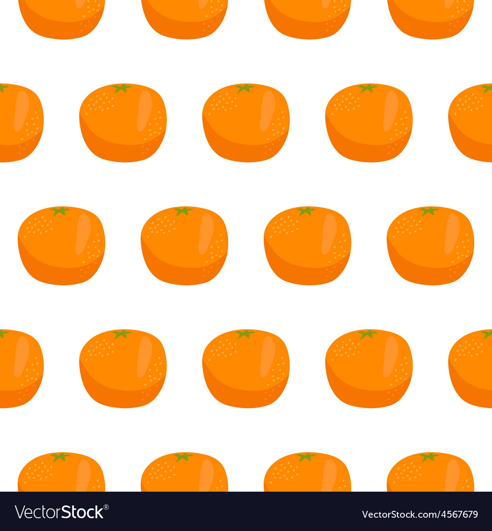 Citrus orange seamless pattern