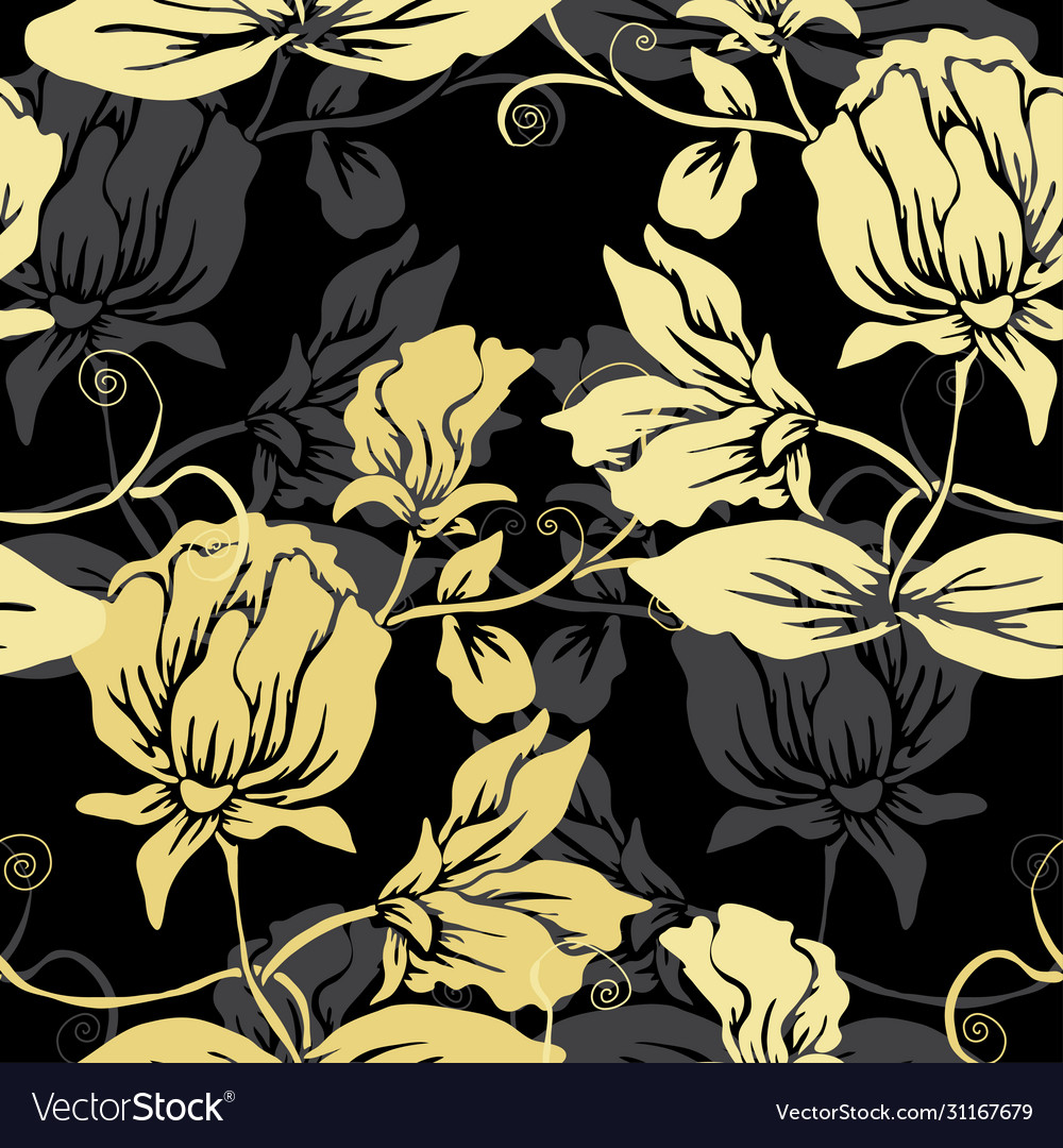 Floral Seamless Muster vector image Floral Seamless Muster