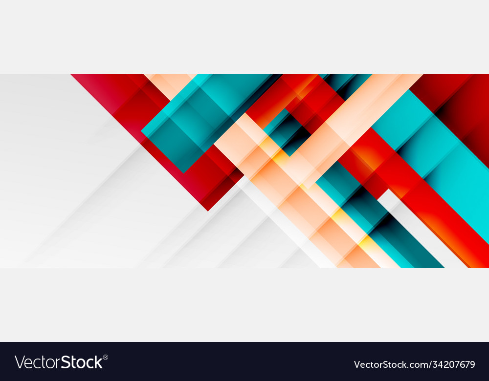 Geometric abstract backgrounds with shadow lines