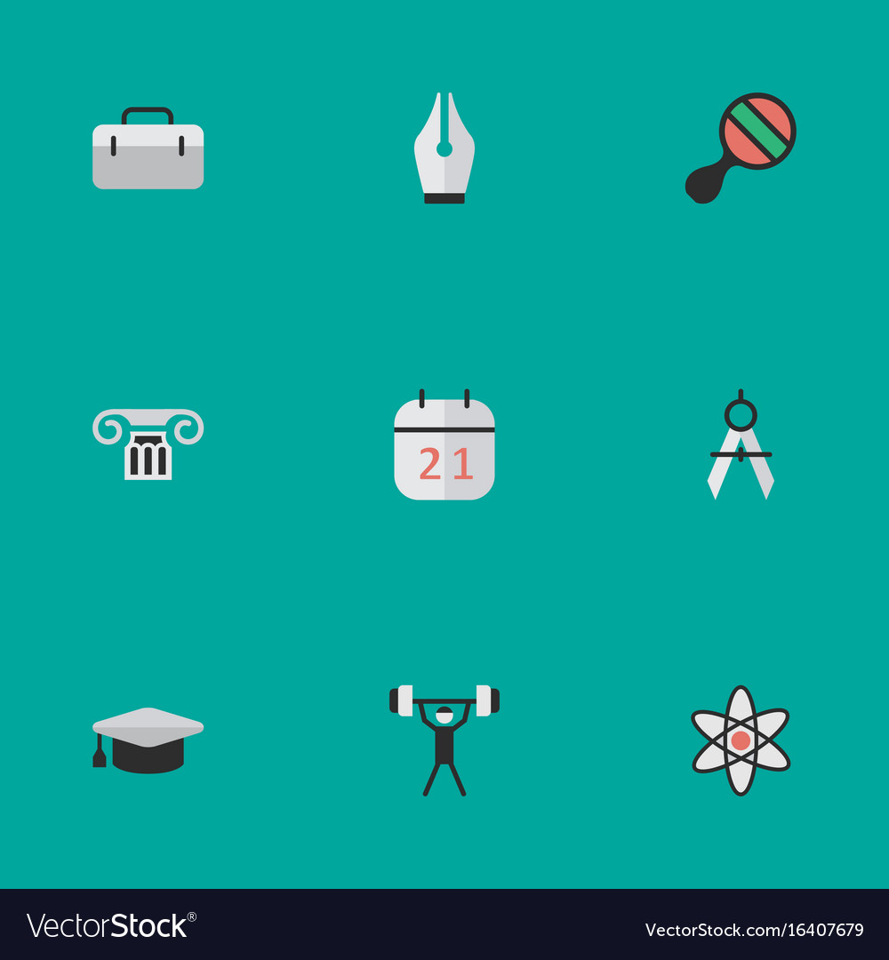 Set of simple knowledge icons