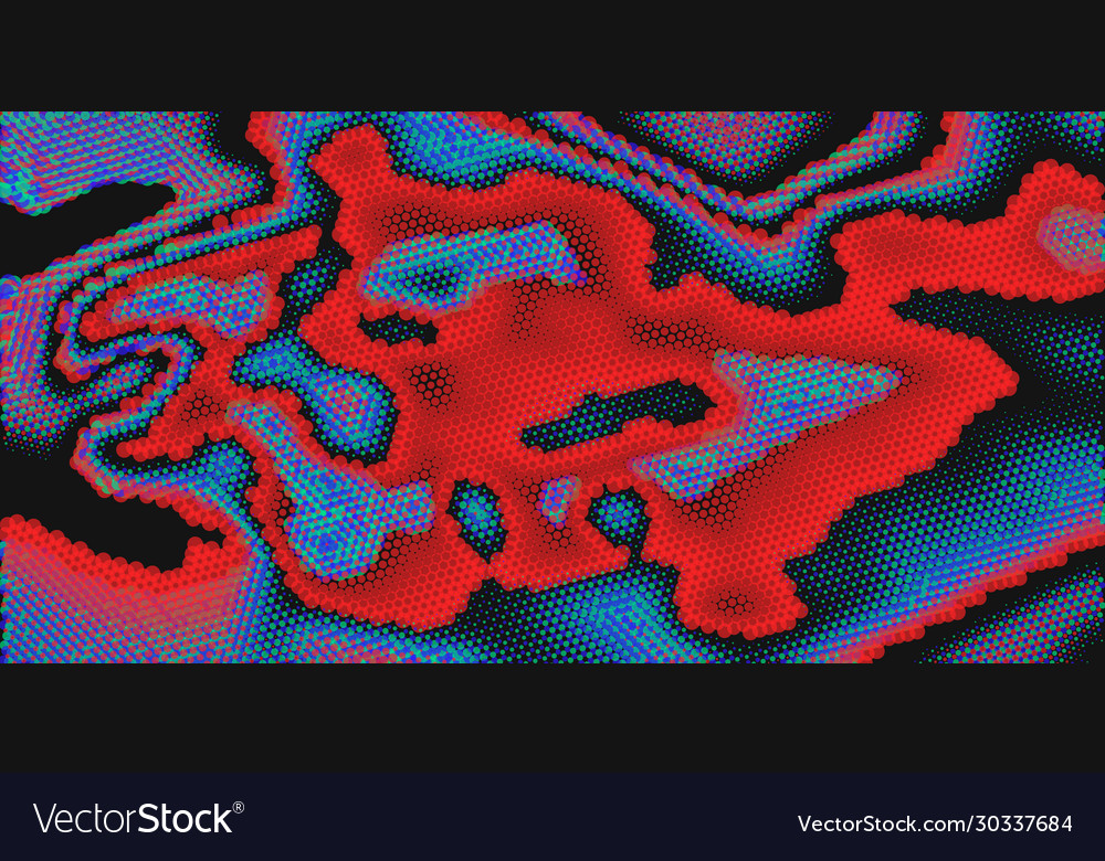 Abstract colorful halftone background