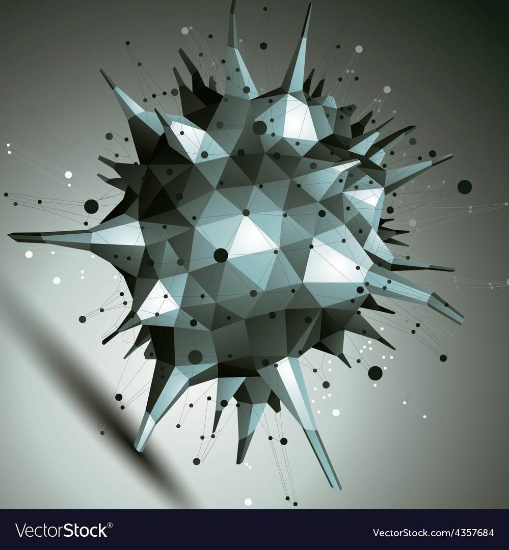 Digital 3d abstraction lattice geometric polygonal
