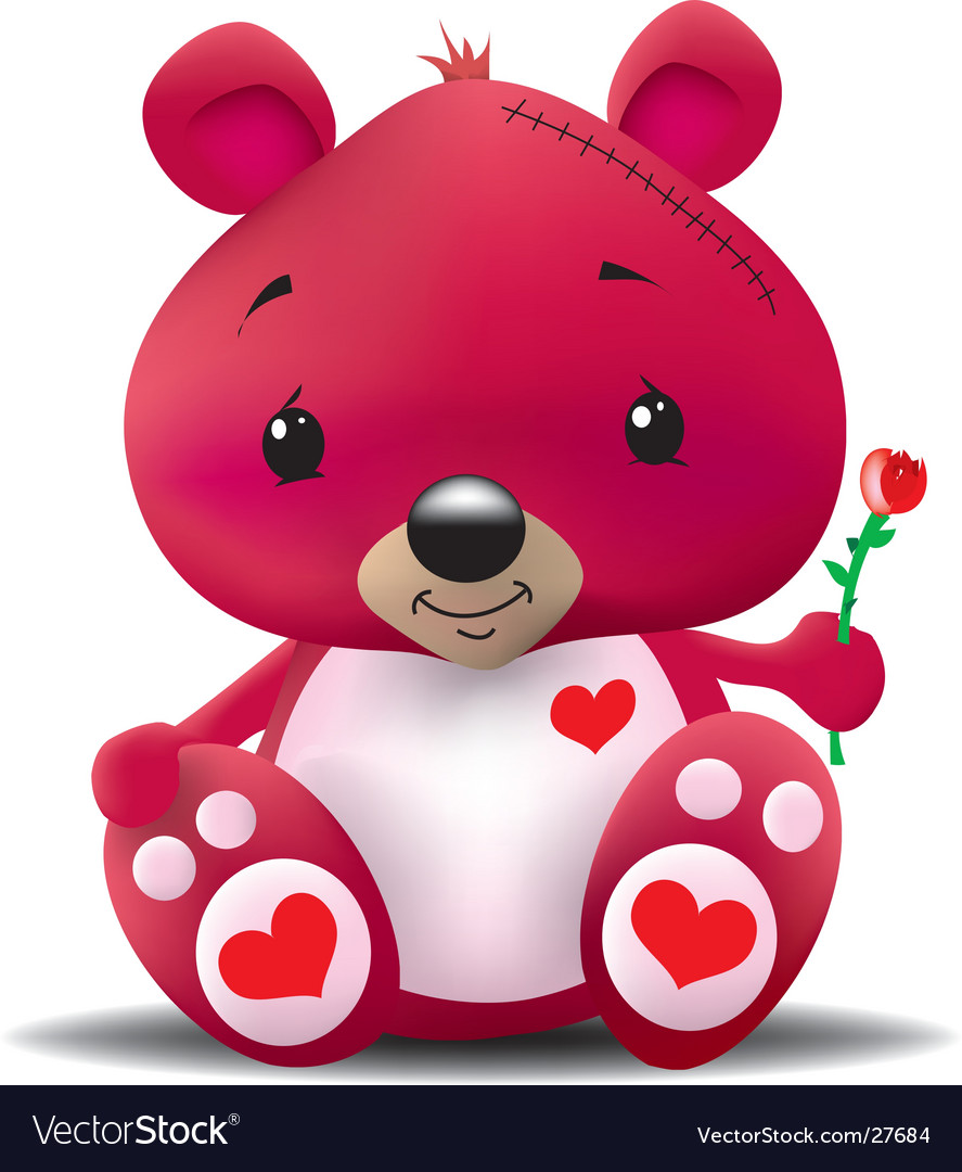 Love bear Royalty Free Vector Image - VectorStock