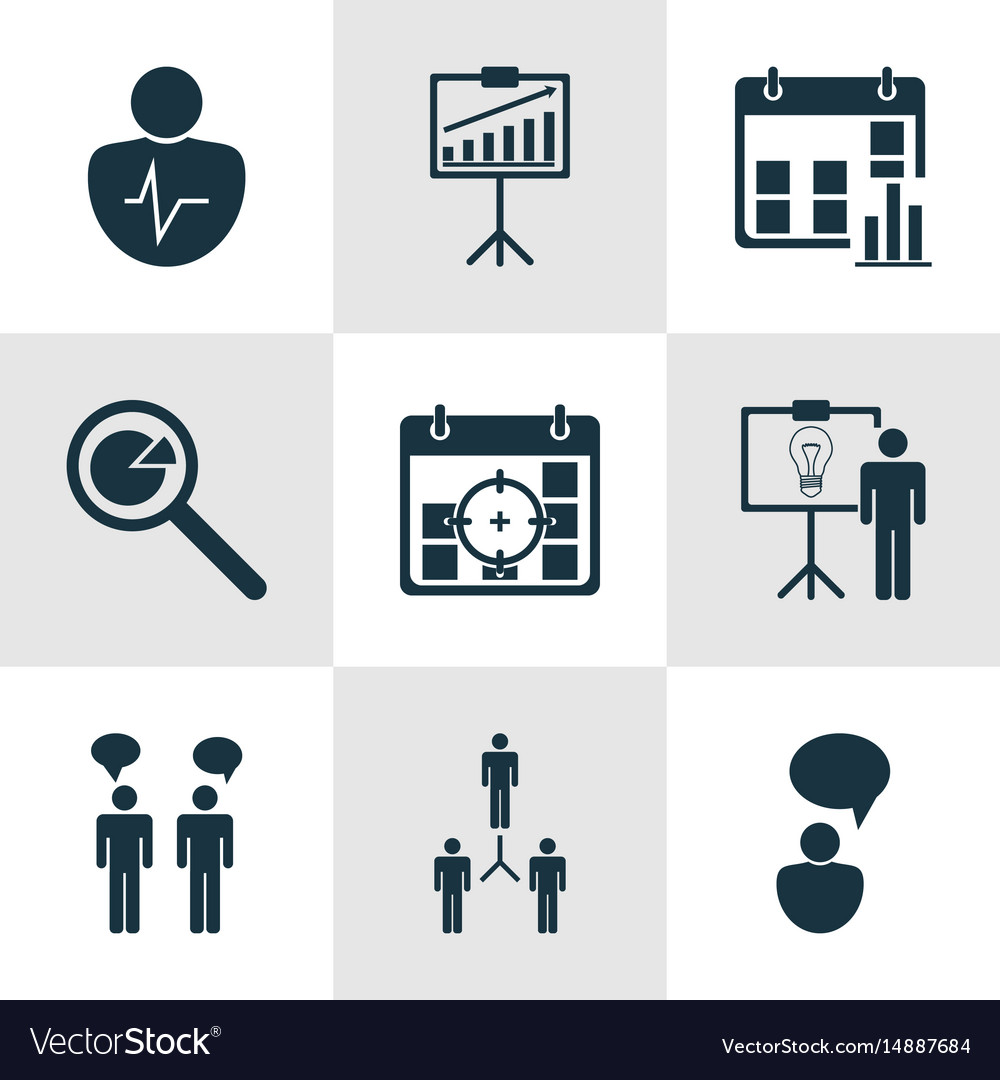 Set of 9 board icons includes project targets