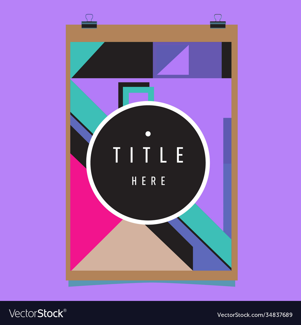 Abstract colorful geometric pattern background Vector Image Abstract colorful geometric pattern background