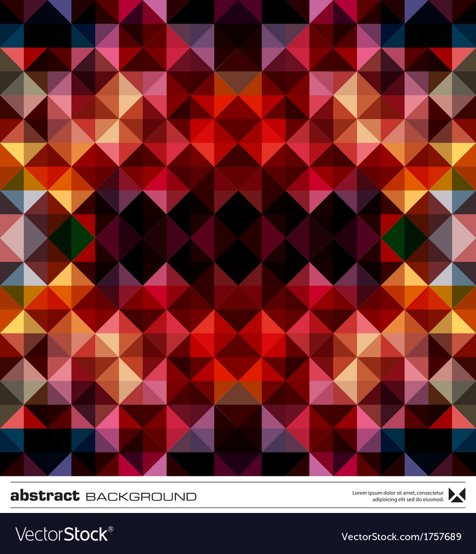 Abstract colorful triangles background