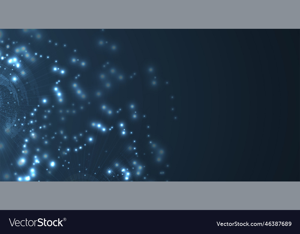 Artificial intelligence technology web background