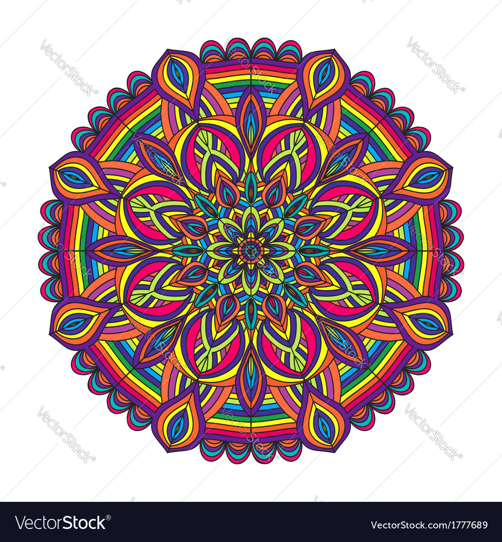 Color circular pattern