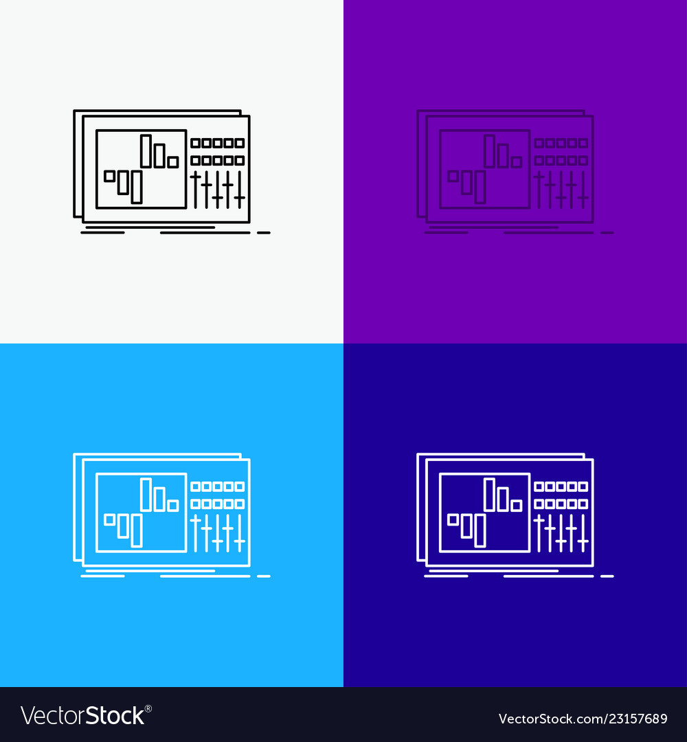 Control equalizer equalization sound studio icon Vector Image Control equalizer equalization sound studio icon