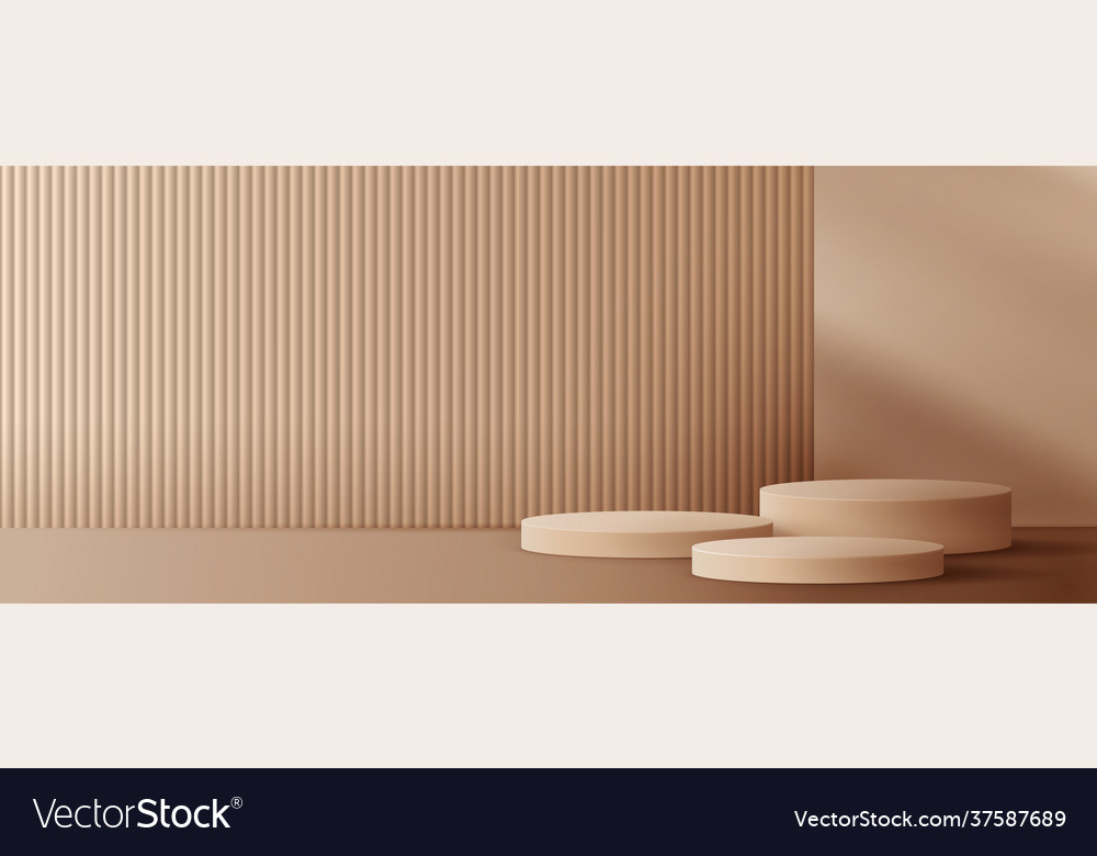 Cosmetic brown background minimal and premium