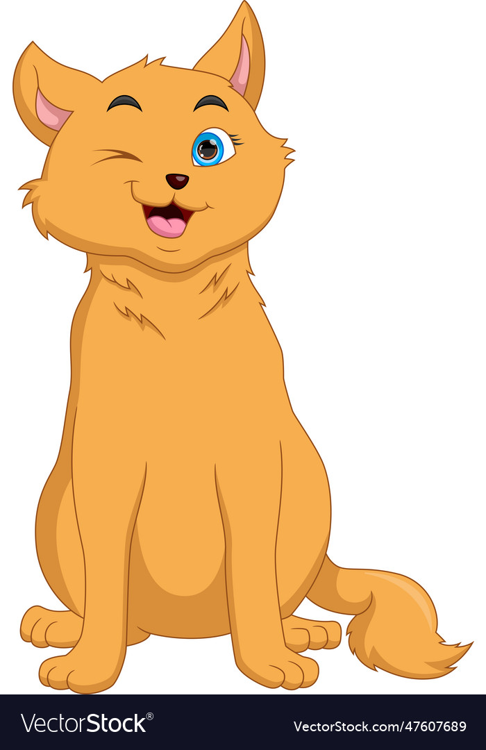 Cute cat cartoon