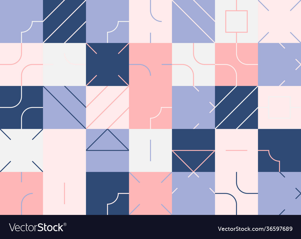 Digital design abstract pattern vector image Digital design abstract pattern