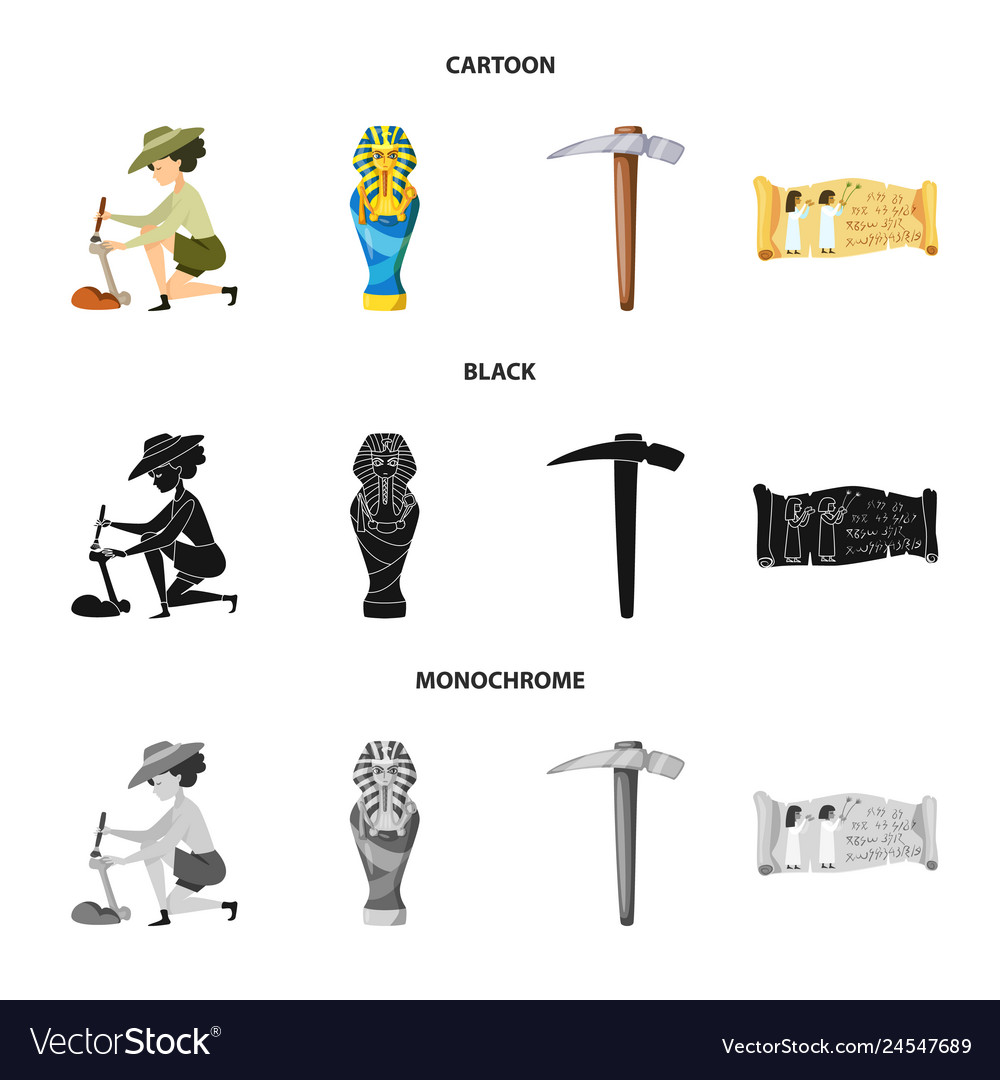 Isolated object of story and items sign set vector image Isolated object of story and items sign set