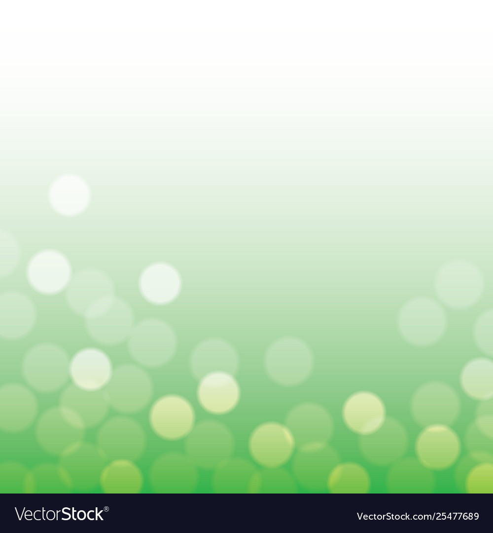 Light Green Bokeh Background