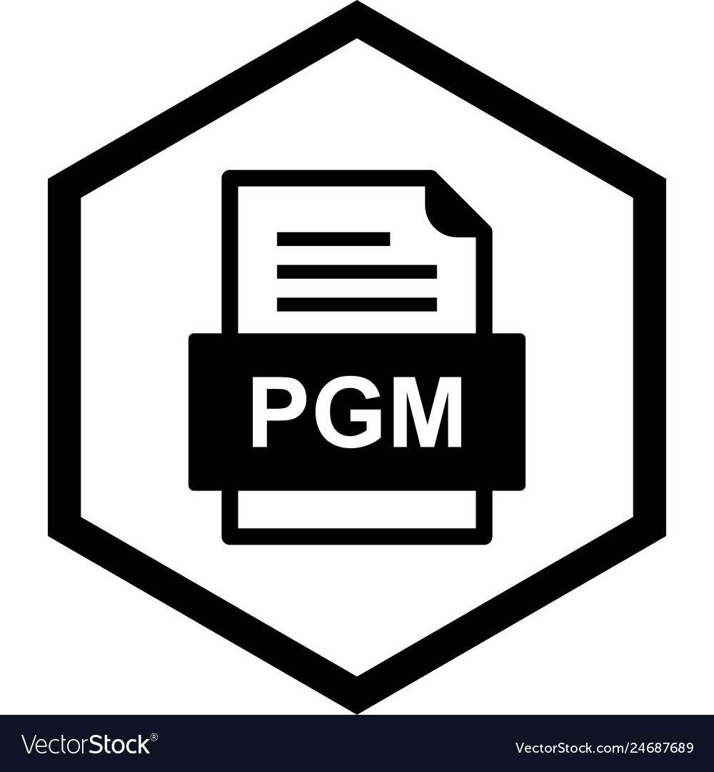 Pgm file document icon