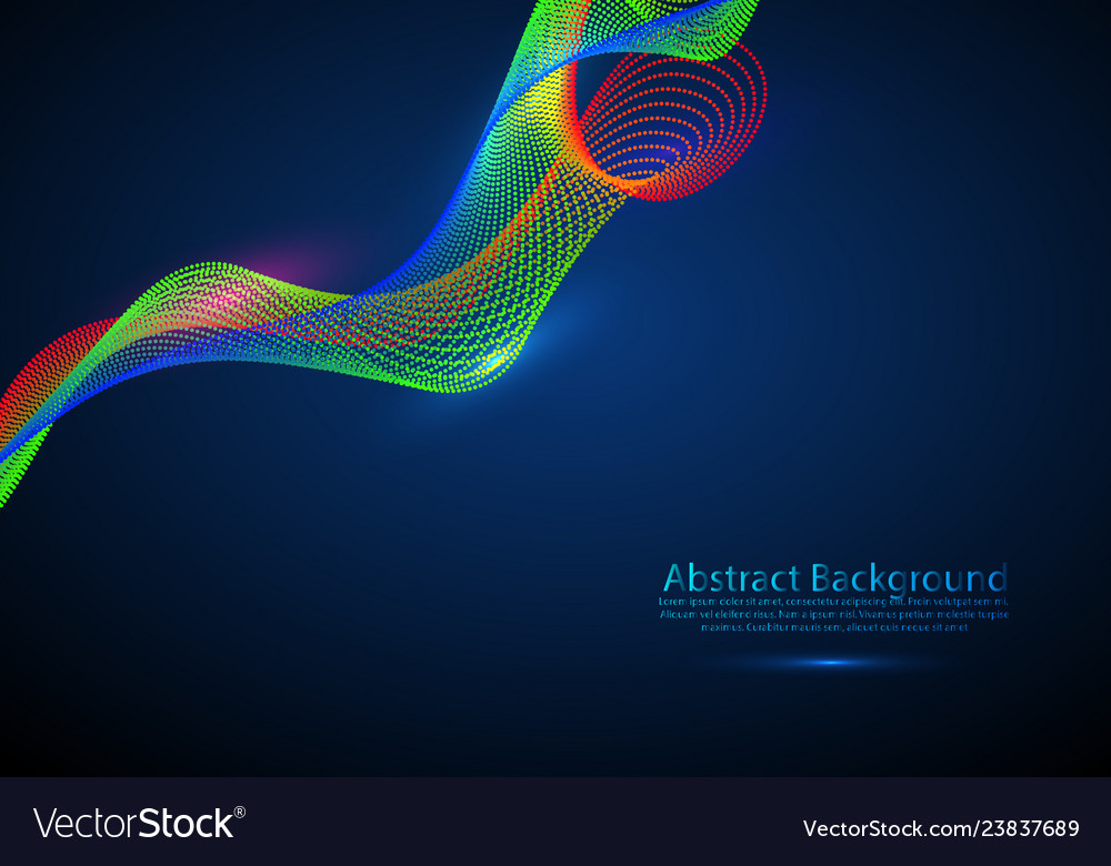 Smooth smoke particle wave big data techno