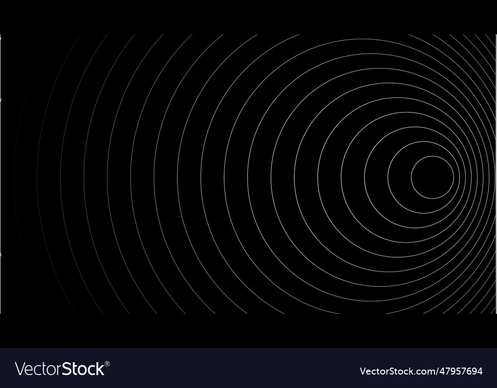 Create a bold look with centric circle vector image Create a bold look with centric circle