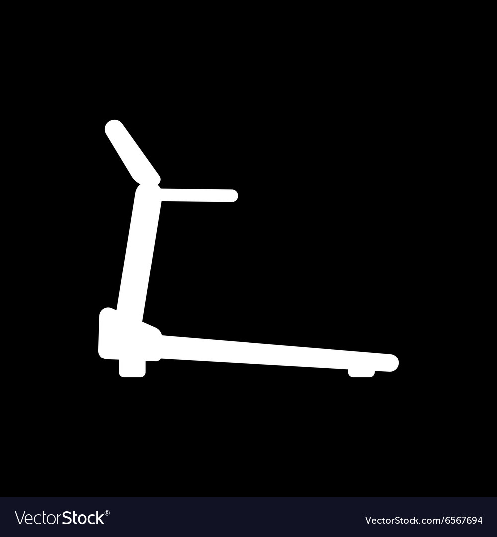 Cross trainer machine icon running symbol