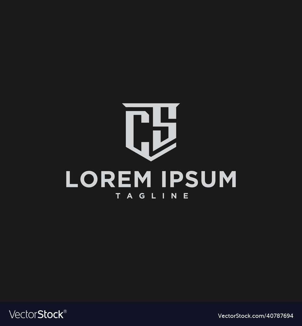 CS/SC Monogram Shield Logo