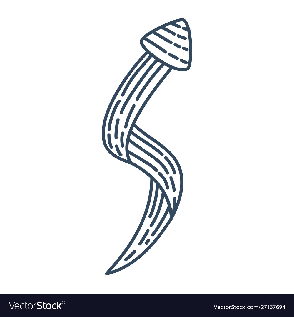 Guide way arrow direction collection outline