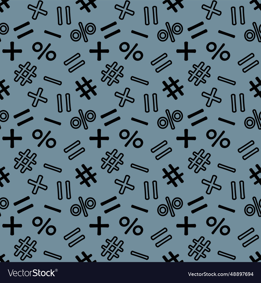 Mathematical seamless pattern